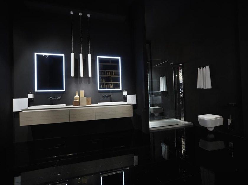 RIFRA Настенное зеркало для ванной в раме из кориана sun-id-1484444 - Вид №4