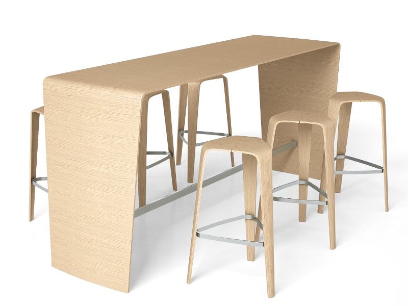 Высокий деревянный стул Brunner Hoc ARCH-00106082 - Вид №4