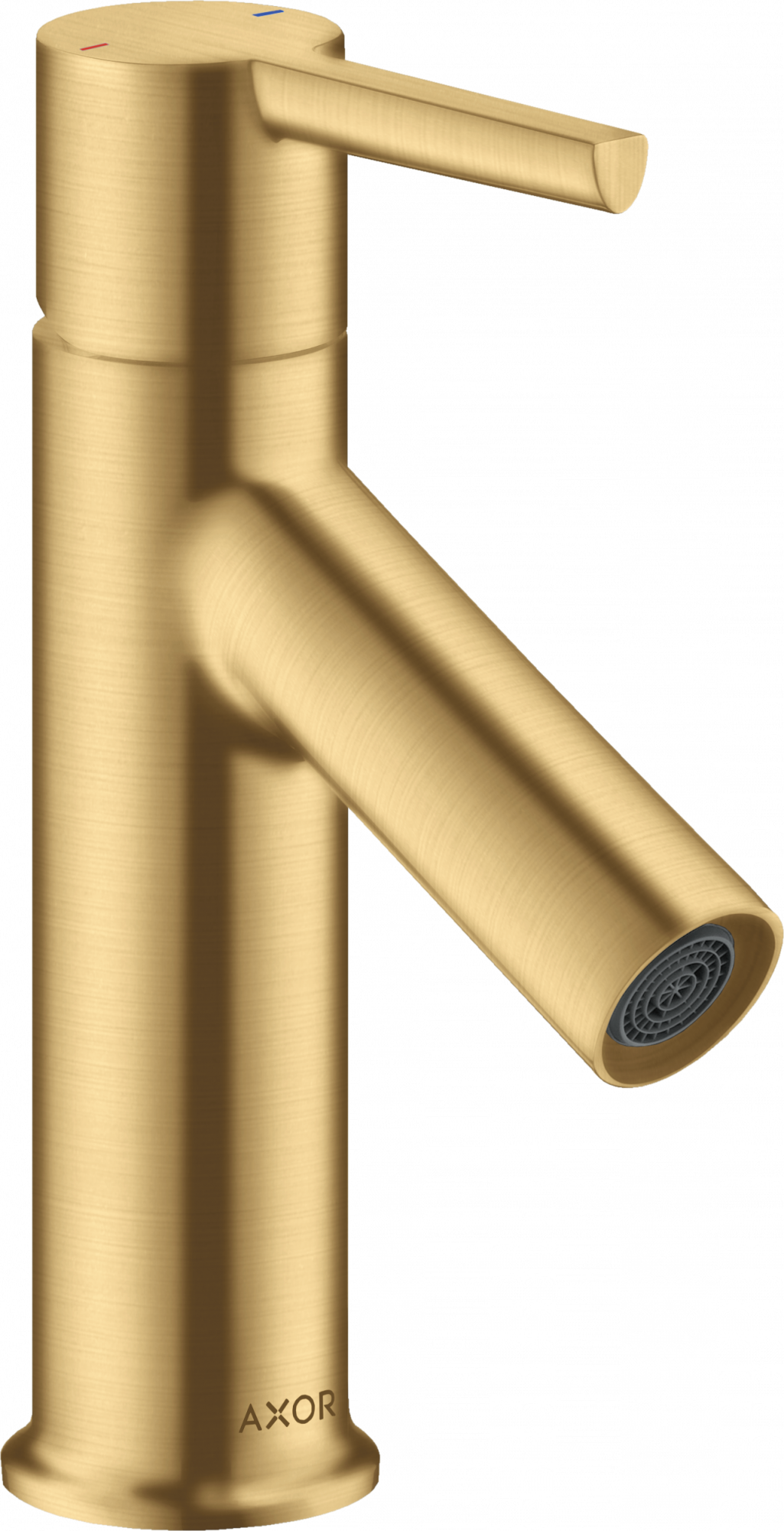 10102250 Смеситель для раковины 80, однорычажный, с рычажной ручкой, для умывальников со сливным гарнитуром AXOR STARCK