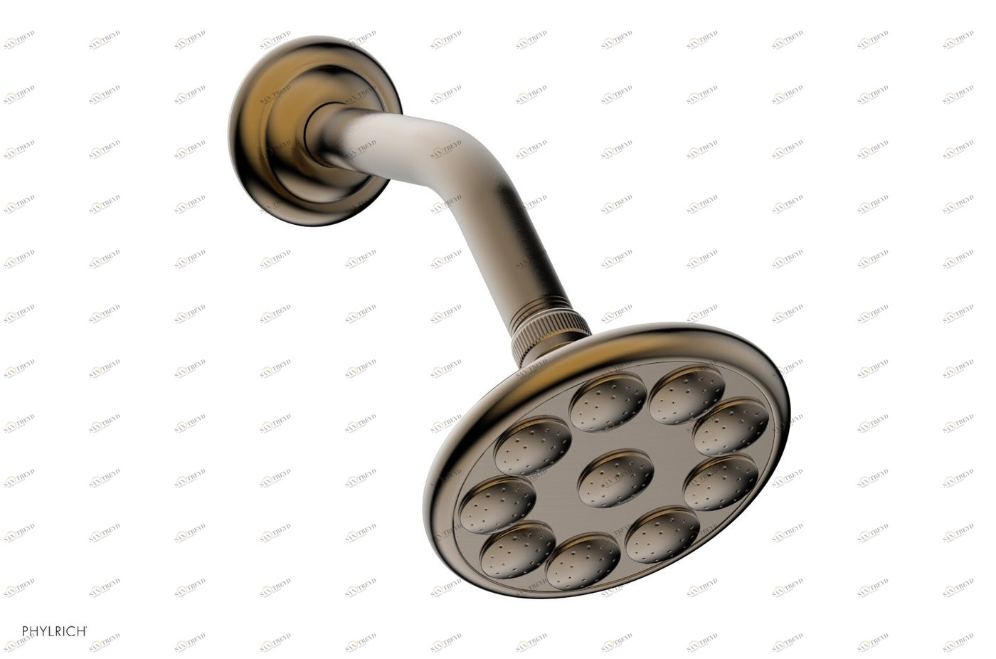 Смеситель для душа SWAN Phylrich  K800-014 Satin Nickel with Satin Gold