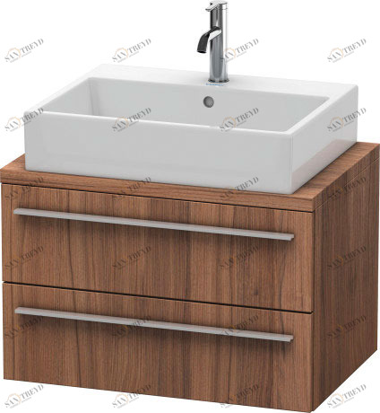 XL540607979 Тумбочка для компактной консоли X-Large #XL5406 700 x 478 мм Орех натуральный, декор Duravit