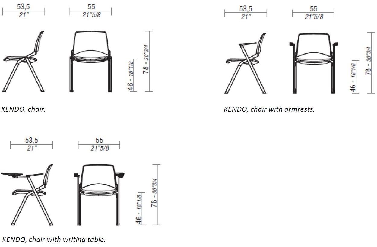ESTEL GROUP Стул складной на колесиках Kendo sun-id-1490563 - Вид №1