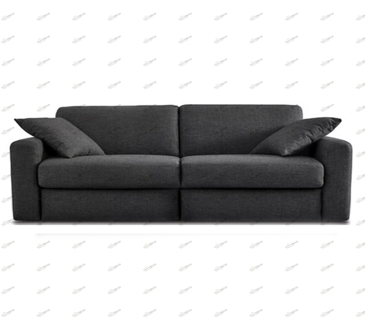 Диван раскладной прямой серый "Зкко" ALTA COMFORT ЛОТОС 030808 Серый 