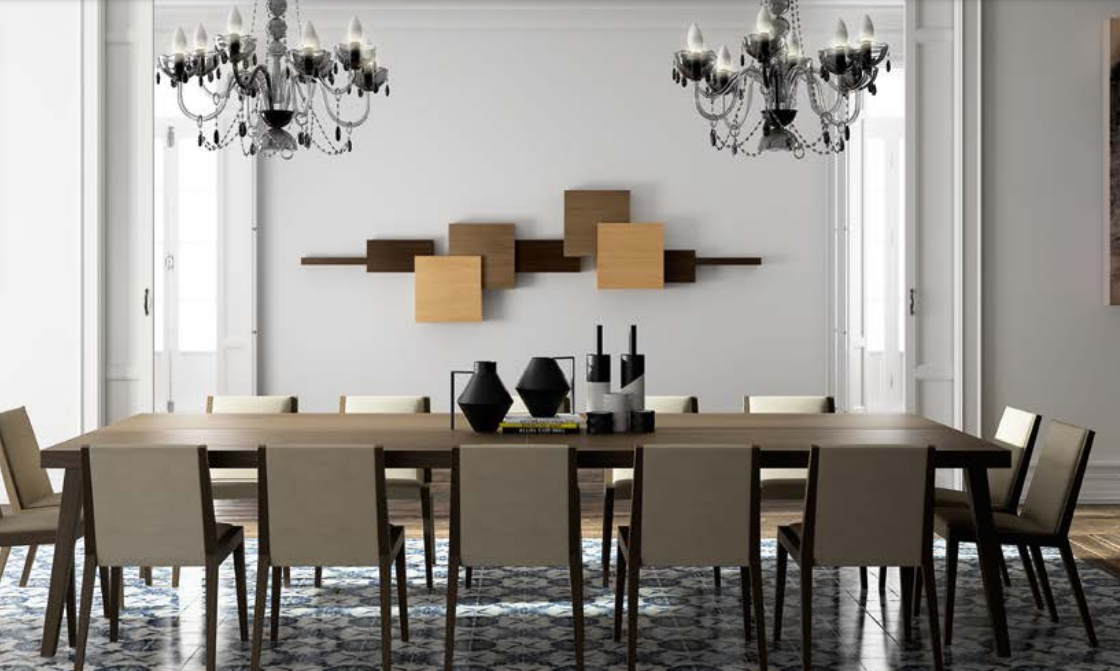 107391 Раздвижной обеденный стол 200/260 x 100 см La Ebanisteria Jacqueline 