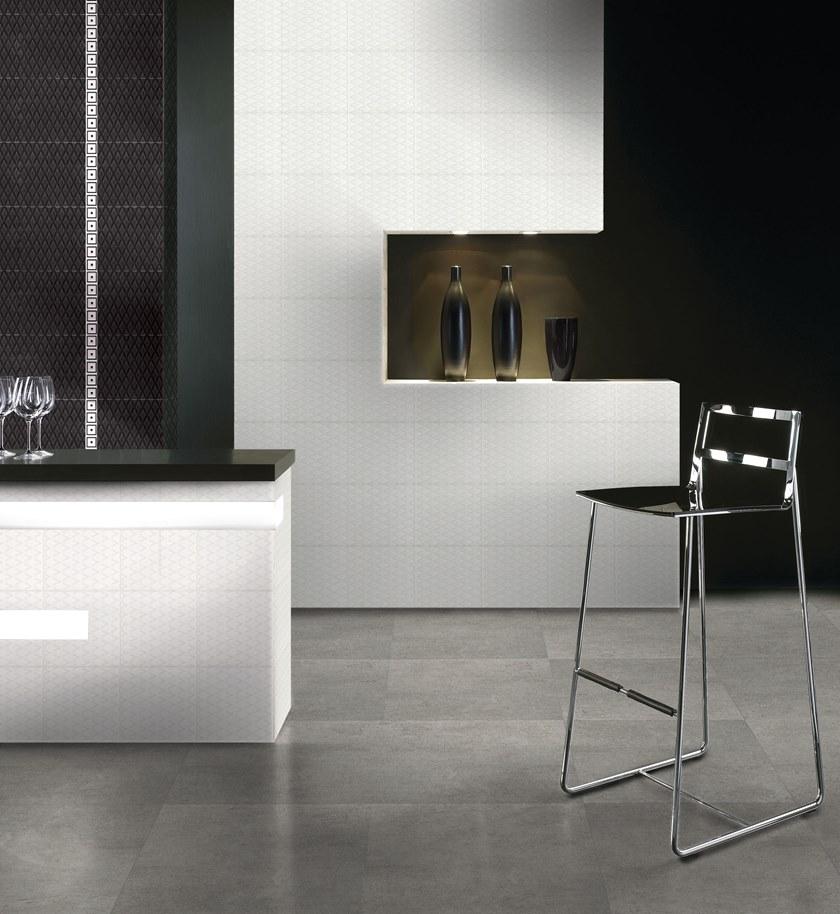 Cerasarda Белая керамическая трехмерная поверхностная плитка Parentesi quadra Https://www.cerasard - Вид №5