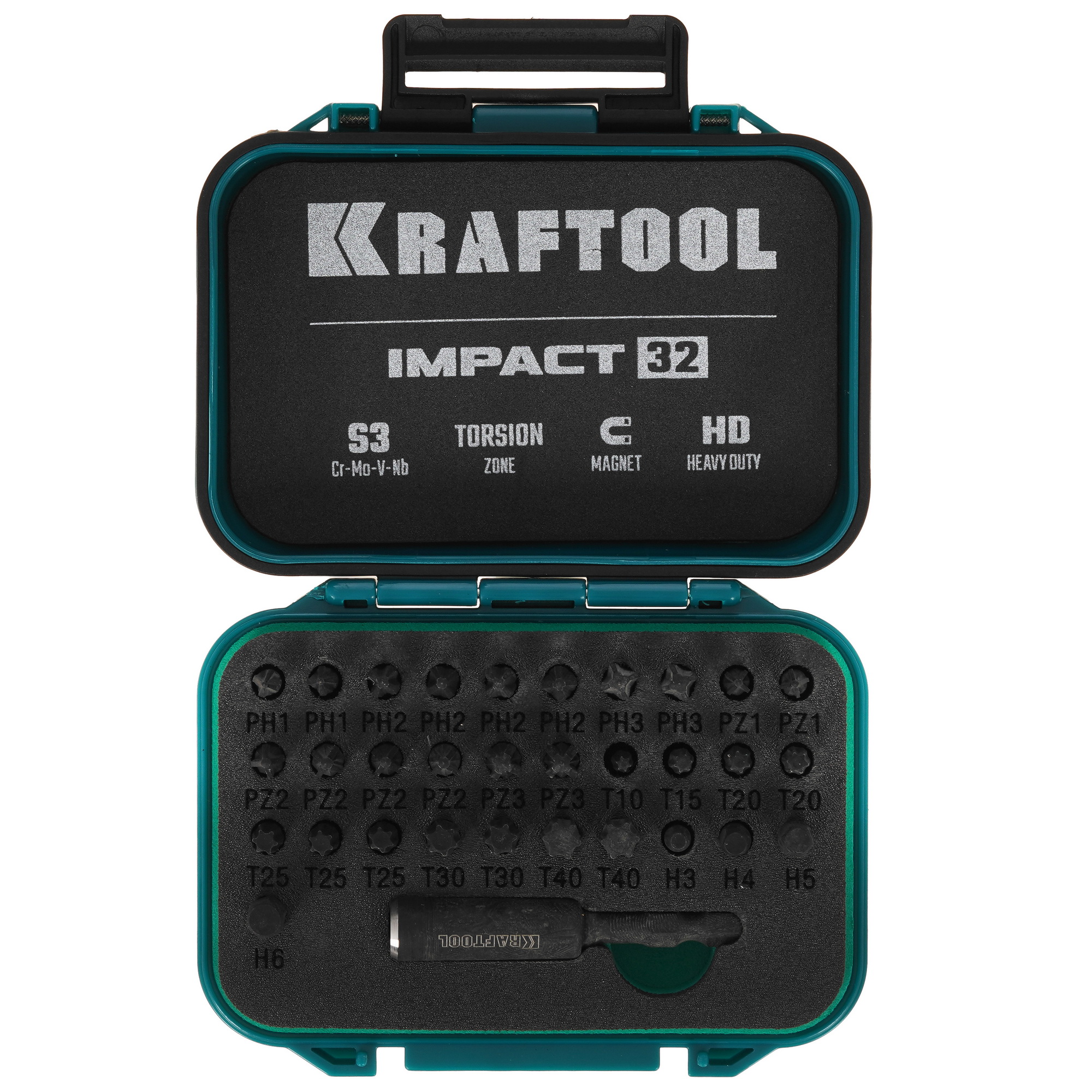 Набор бит KRAFTOOL IMPACT-32 9012554 STDN-0143523 - Вид №1