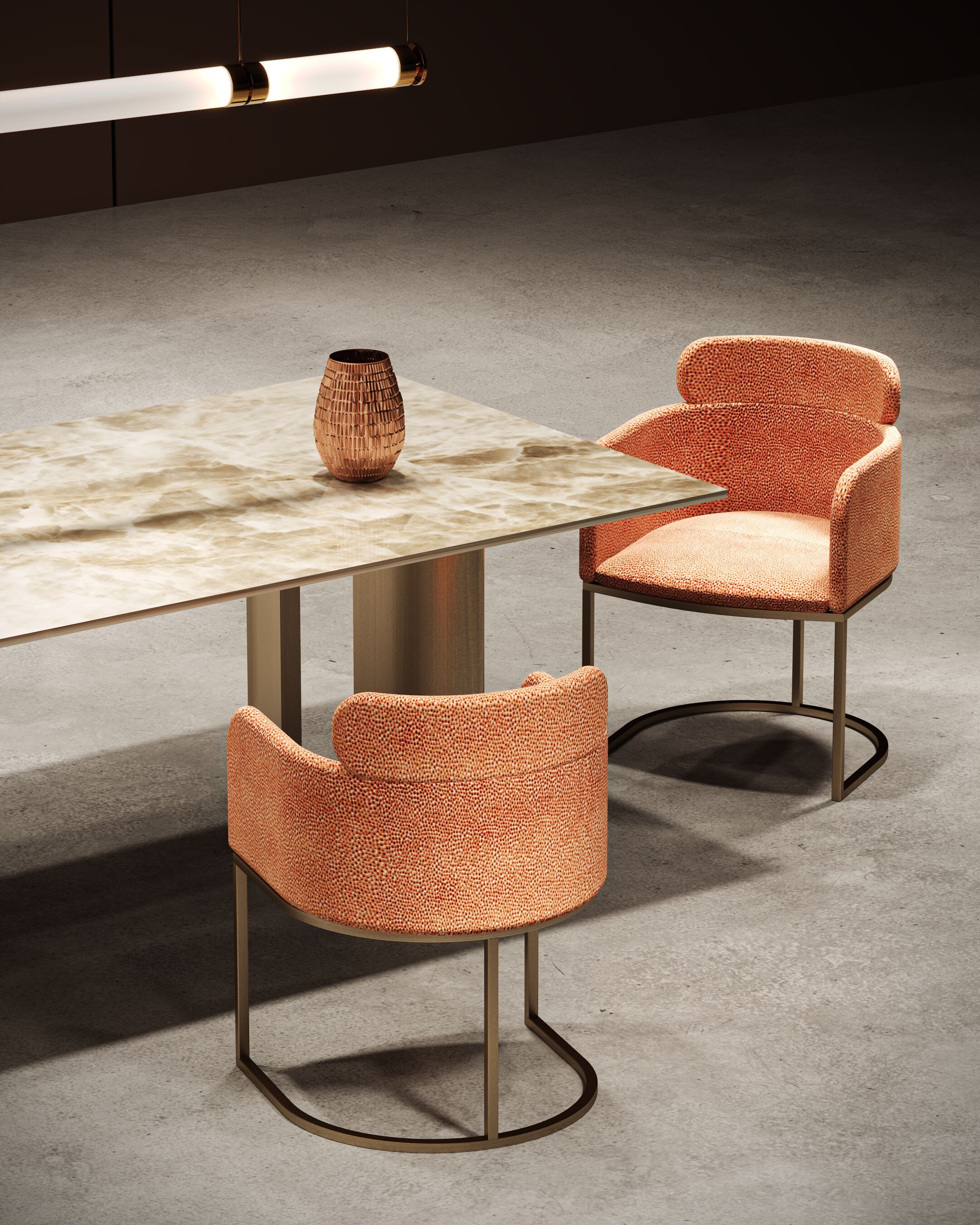 Мягкий тканевый стул с подлокотниками CASA +39 ENCORE Italia ARCH-00044516 - Вид №2