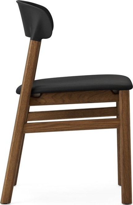 1401025 Herit Обивка для стульев Smoked Oak Spectrum Leather Black Normann Copenhagen  - Вид №2