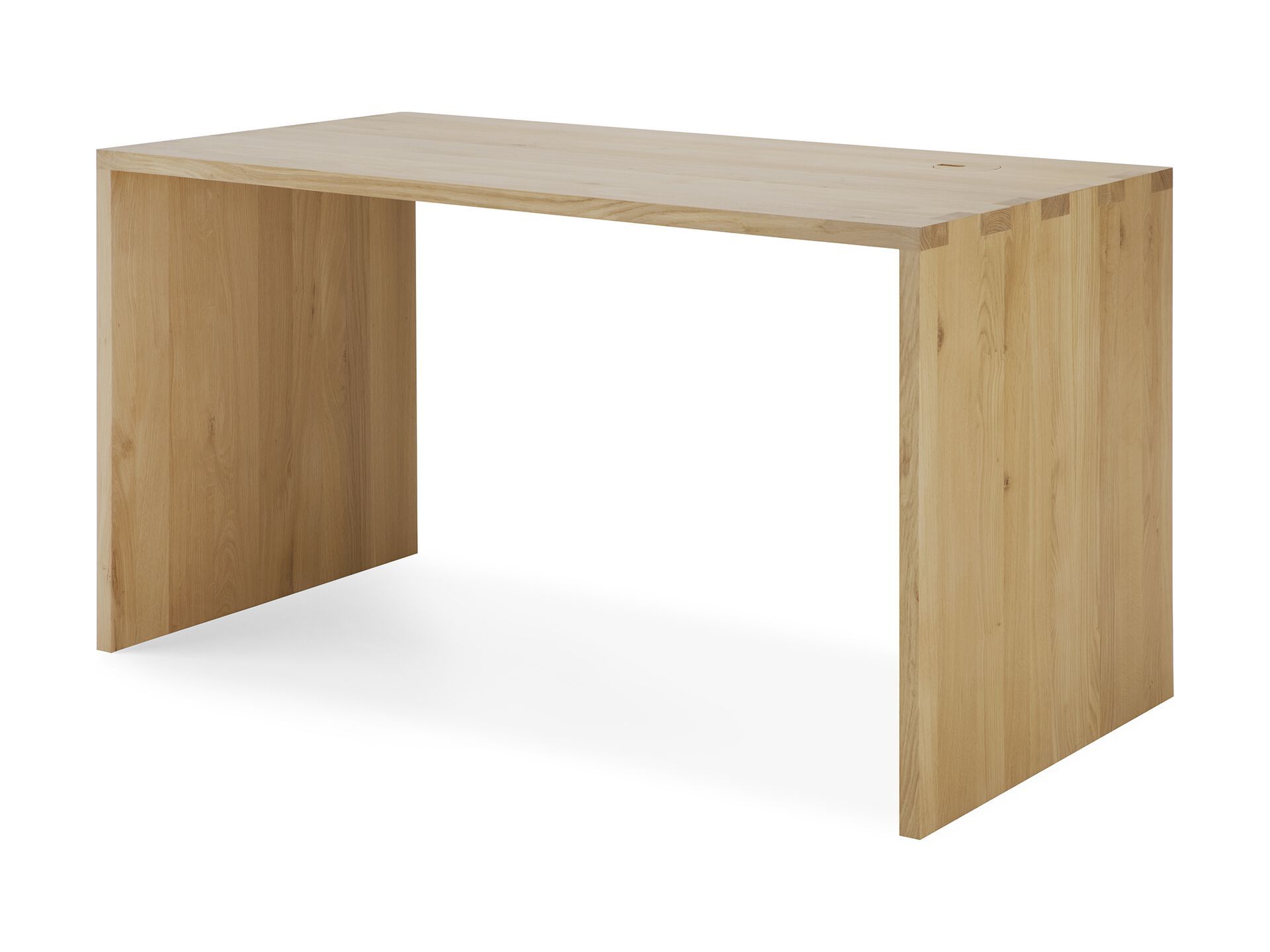 Дубовый стол с системой кабельной втулки Ethnicraft U ARCH-00050782