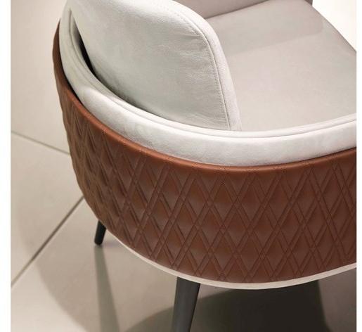 Reflex Мягкое кожаное кресло с подлокотниками Amet sun-id-1490193 - Вид №3