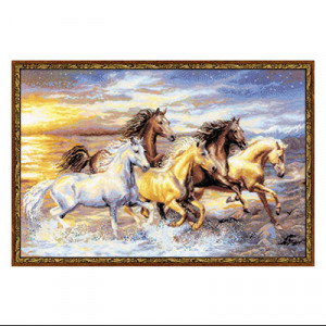 100/038 Набор для вышивания В лучах заката 60 х 40 см RIOLIS Premium