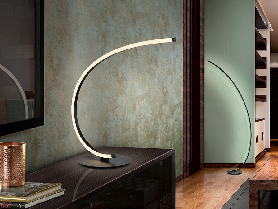 087825 Настольная лампа черная Schuller Linea - Вид №1