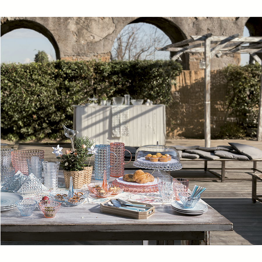 19950039 Блюдо сервировочное с крышкой tiffany, D35 см, бежевое Guzzini  - Вид №3