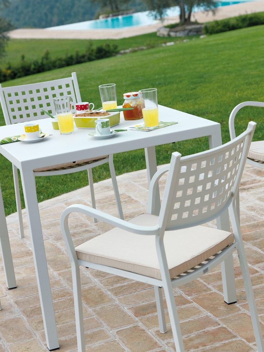 Vermobil Штабелируемый металлический садовый стул с подлокотниками Alice Ch1550 - Вид №5