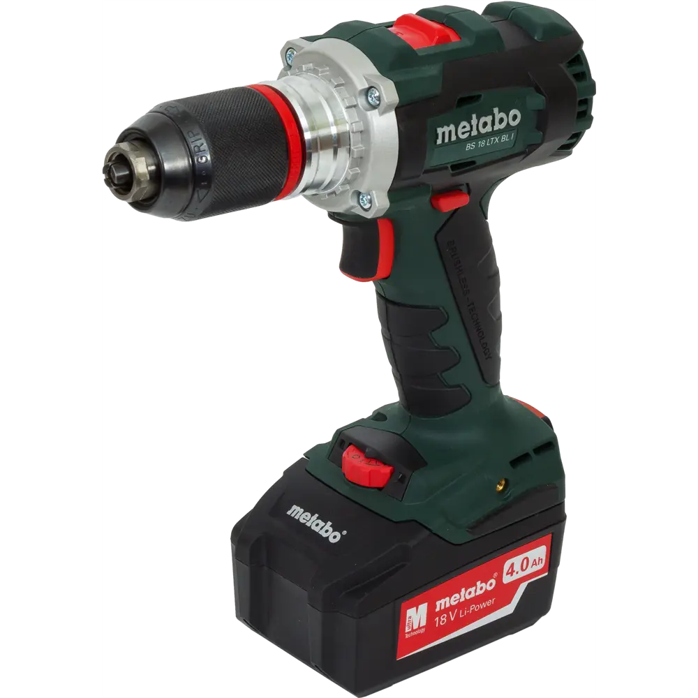 Дрель-шуруповерт бесщеточная Metabo BS18LTXBLI, 18 В Li-ion 2х4 Ач 82103158 STLM-2127985 