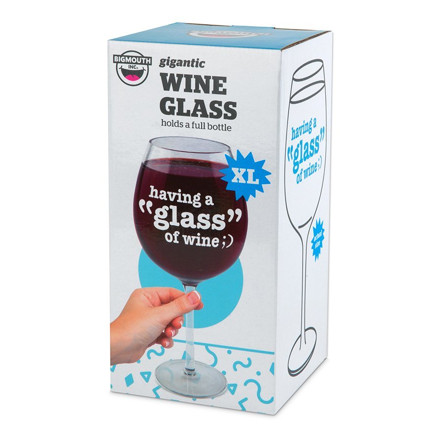 Бокал для вина 750 мл just one glass BIGMOUTH ДИЗАЙНЕРСКИЕ 00-3862988 Прозрачный  - Вид №3