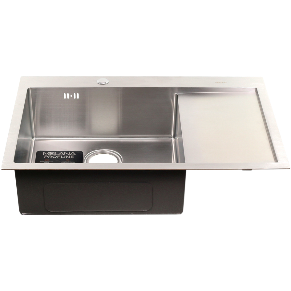 Мойка D7851H-L MELANA ProfLine 3,0/220 САТИН врезная прямоугольная левая D7851H-L D7851H-L сатин