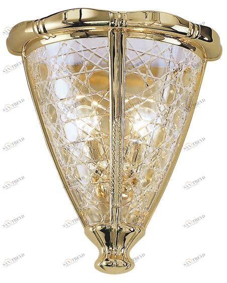 Possoni Illuminazione Аппликация из чистого золота с кристаллами Giotto 1898/a2-c