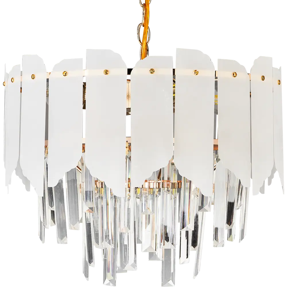 Люстра De City Бриз 5 с хрустальными пластинами для современного интерьера 89379429 STLM-1433214 - Вид №3