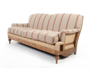 2-местный тканевый диван с колесами