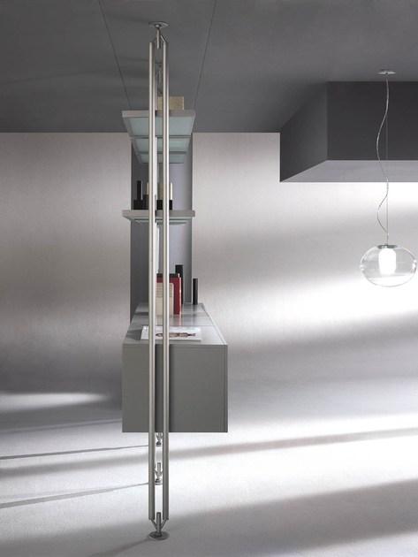 F.lli Orsenigo Книжный шкаф двусторонний стеклянный с креплением к потолку sun-id-1469157 - Вид №2