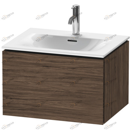 LC613502121 Тумбочка подвесная L-Cube #LC6135 620 x 481 мм Орех темный декор Duravit