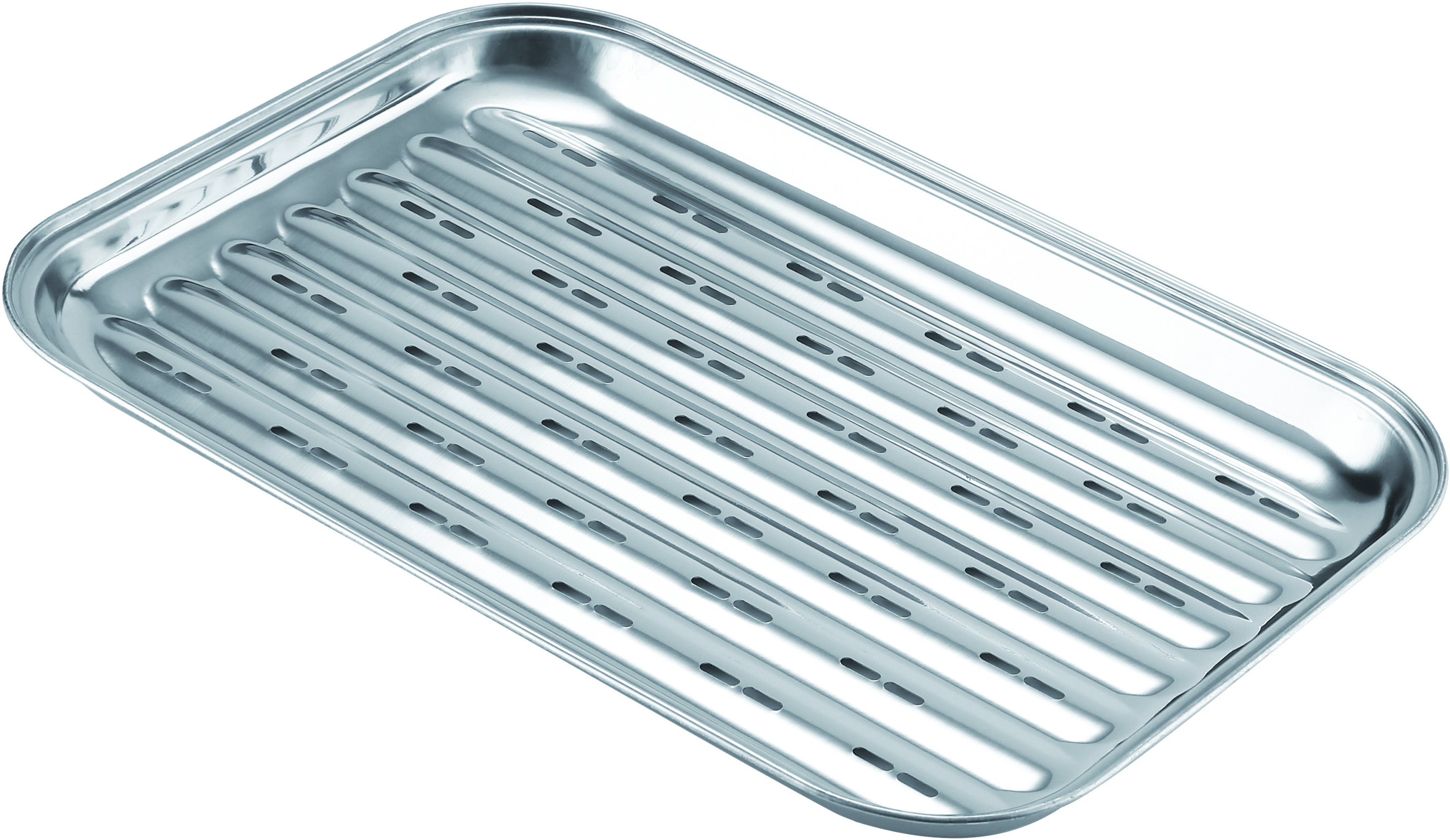 81966311 Противень для овощей Alpha 34.5x24 см нержавеющая сталь серебристый STLM-0015889 NATERIAL
