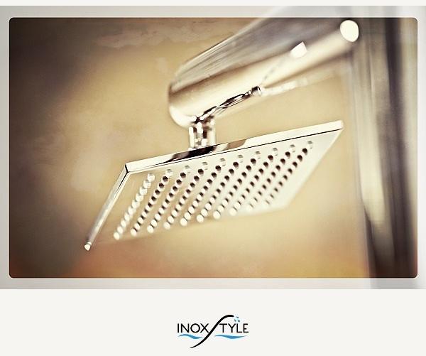 Inoxstyle Открытый душ из нержавеющей стали с ручным душем Tecno 01014 mmt stylo - Вид №2