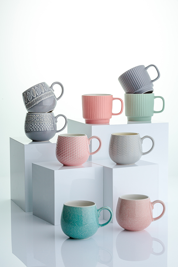 2002.103 Кружка embossed, 355 мл, зеленая Mason Cash  - Вид №1