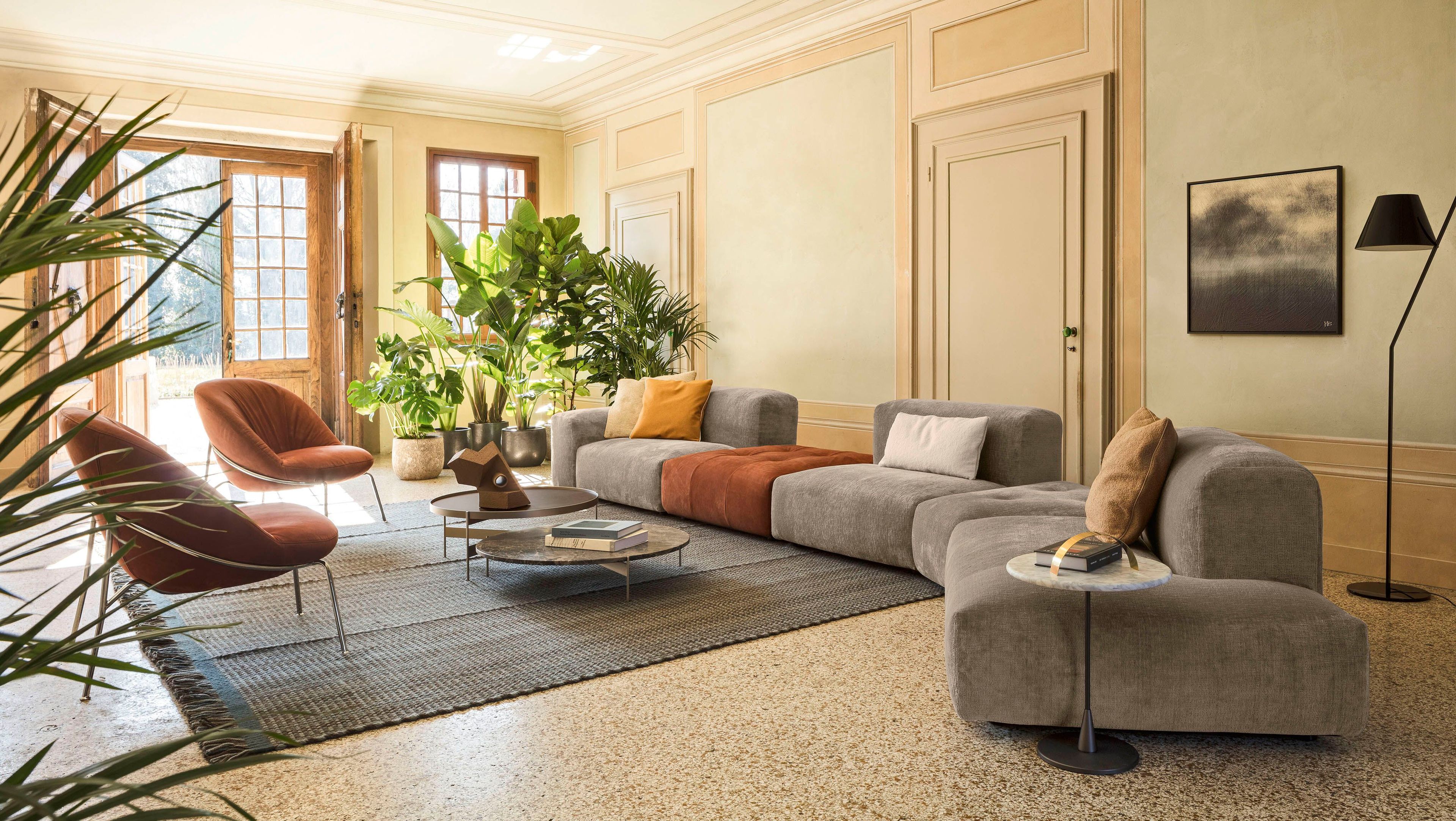 Модульный угловой диван из ткани Pianca DELANO UP ARCH-00129806 - Вид №1