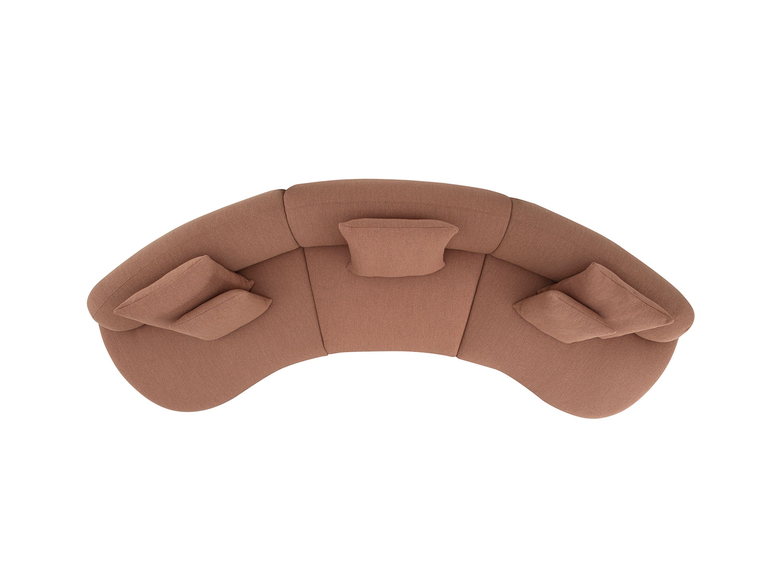 Модульный изогнутый диван из ткани CAMPO DE' FIORI CHILI ARCH-00079544 - Вид №3