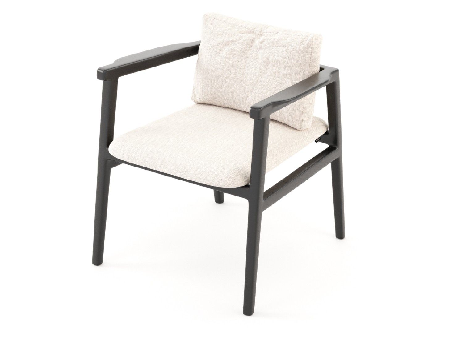 Мягкий тканевый стул с подлокотниками Stylish Club Toro ARCH-00112044 - Вид №1