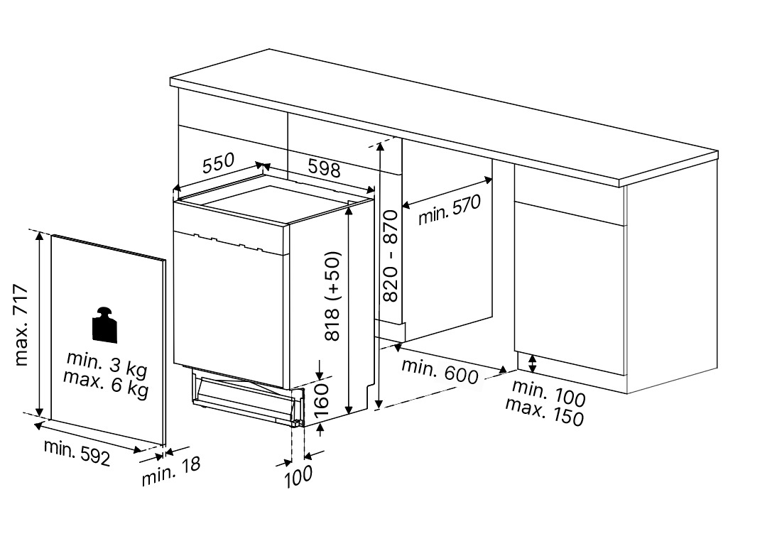9256083 Встраиваемая посудомоечная машина Kuppersbusch G 6300.0 V STDN-0092255 - Вид №5