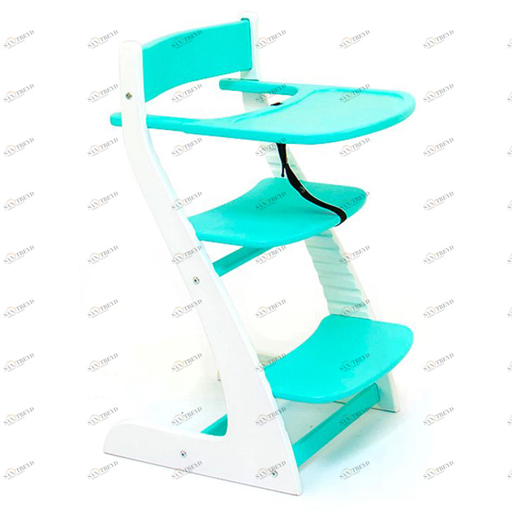 Детский растущий регулируемый стул "Усура" белый, мятный БЕЛЬМАРКО  326883 Белый;голубой Santreyd 