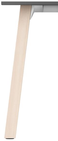 Casala Квадратный деревянный стол для переговоров Wishbone 6660-17 - Вид №2