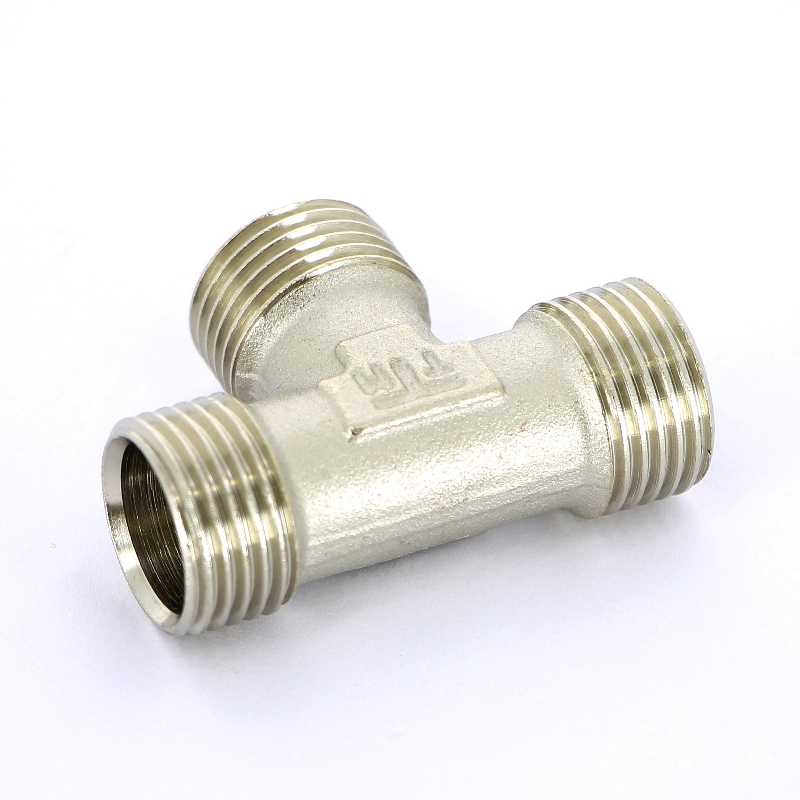 Тройник Н никелированный конусный TIEMME 1/2"(16)K 1640004 - Вид №2