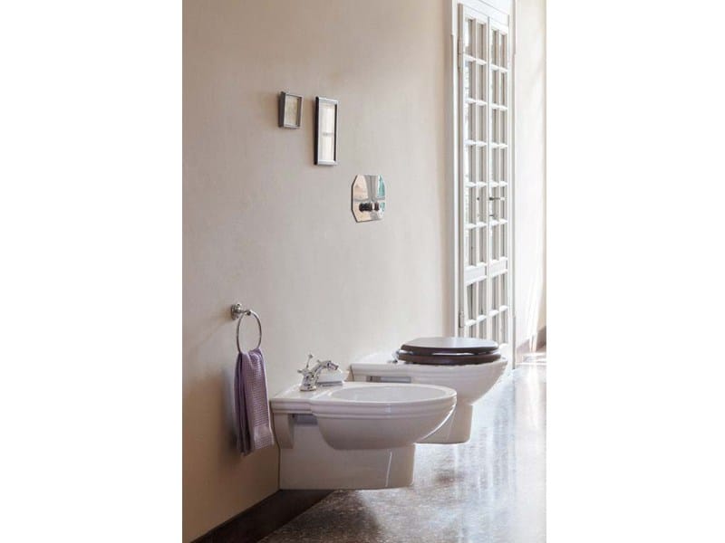 Фарфоровый подвесной туалет Gentry Home Викторианский ARCH-00023042 - Вид №2