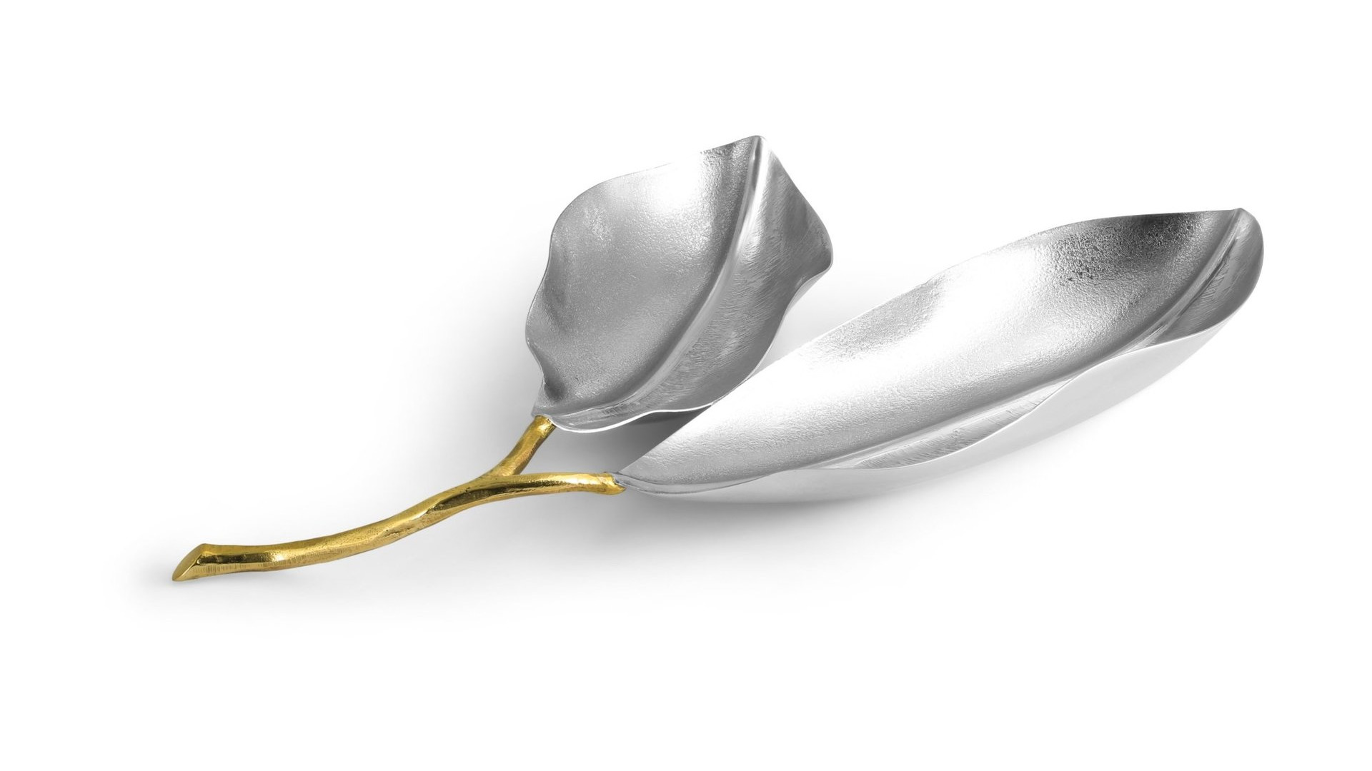 10650243 Michael Aram Менажница двухсекционная Michael Aram Манго. Сады Лоди 36см Сталь нержавеющая  - Вид №1