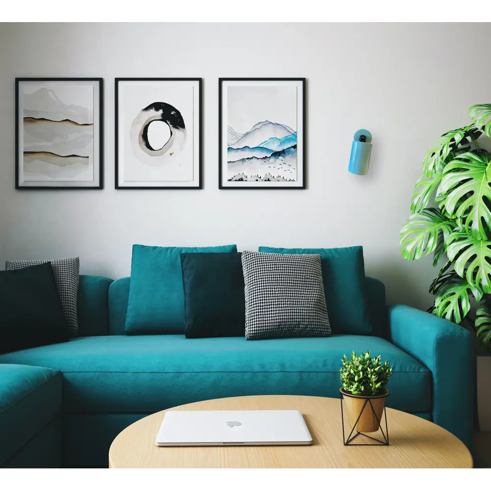 Спот поворотный накладной Е51A.D55 1 лампа 2 м² цвет бирюза СВЕТКОМПЛЕКТ STLM-2177286 - Вид №8