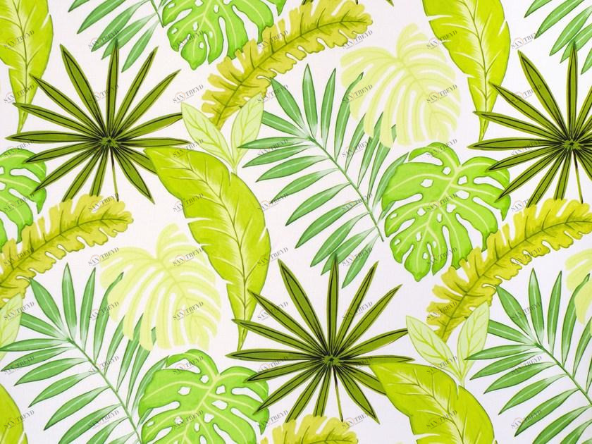 Aldeco Набивная льняная ткань Tropical vibes sun-id-1426813