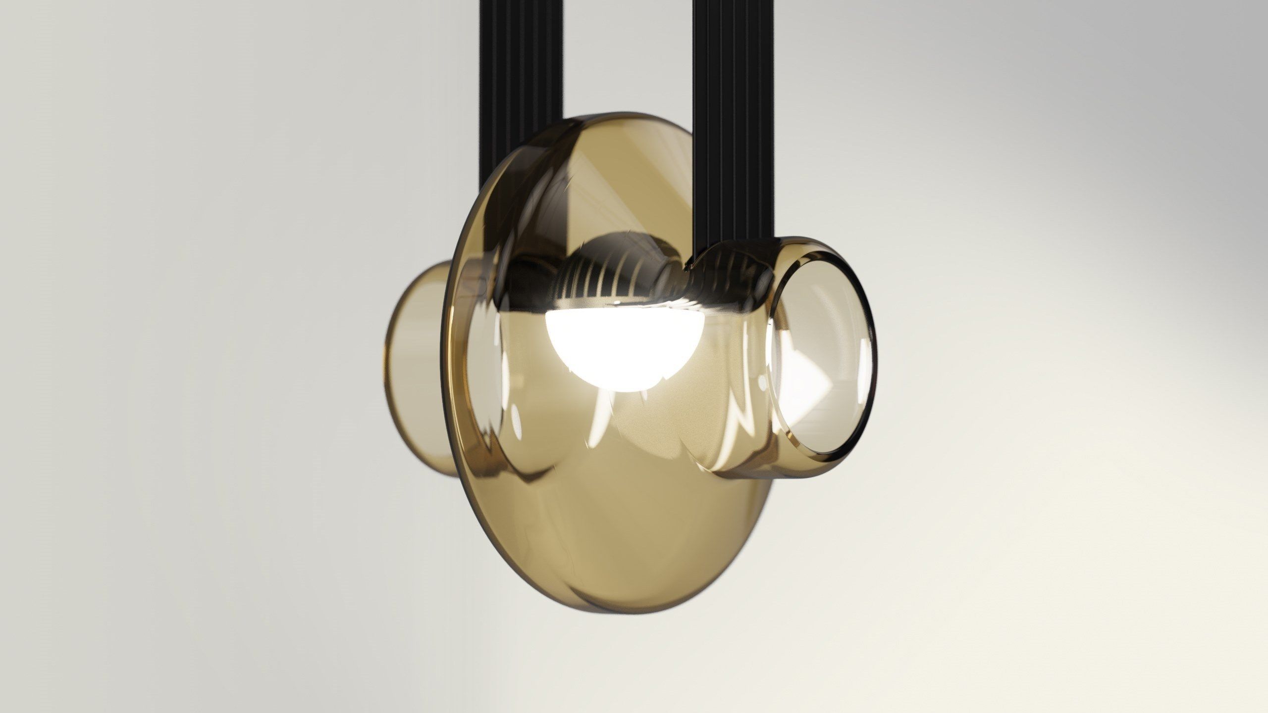 Алюминиевый и стеклянный светодиодный подвесной светильник Darmes Etat-des-Lieux ARCH-00001683 - Вид №11