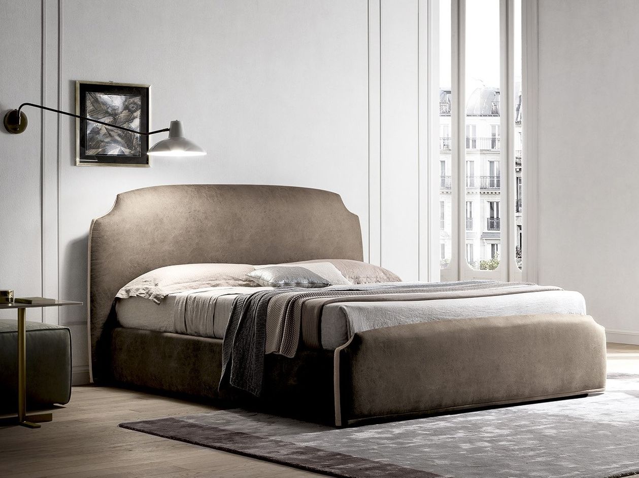 Двуспальная кровать для хранения ткани с мягким изголовьем Felis Bedstories ARCH-00008739