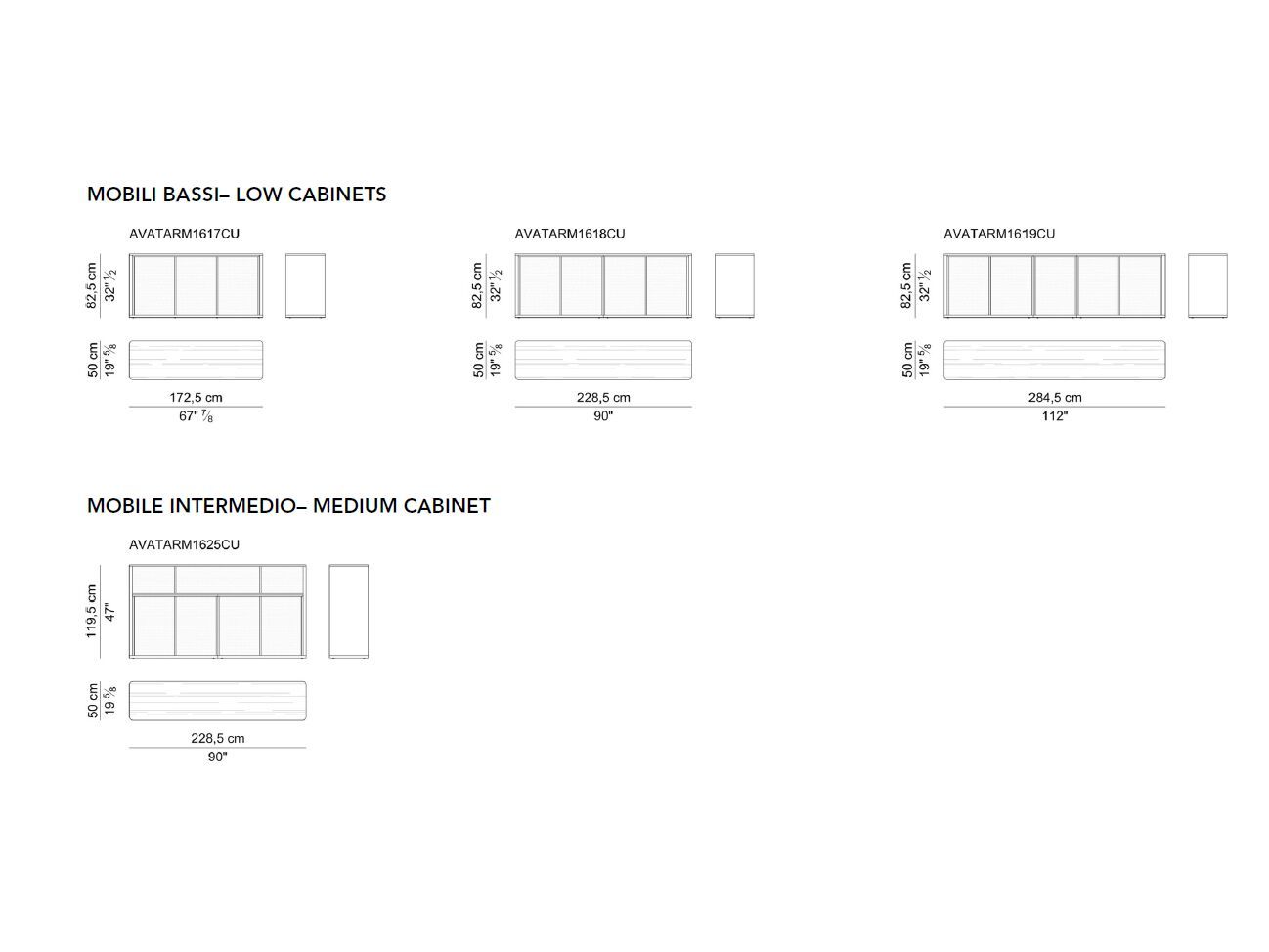 Офисный шкаф из меламиновой кожи с ящиками i 4 Mariani Аватар ARCH-00004117 - Вид №2