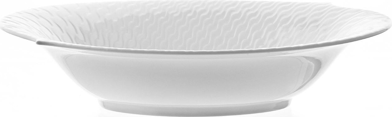 69810 Meissen Блюдо для гарнира овальное 28см "Игра волн, рельеф, белый" Фарфор 