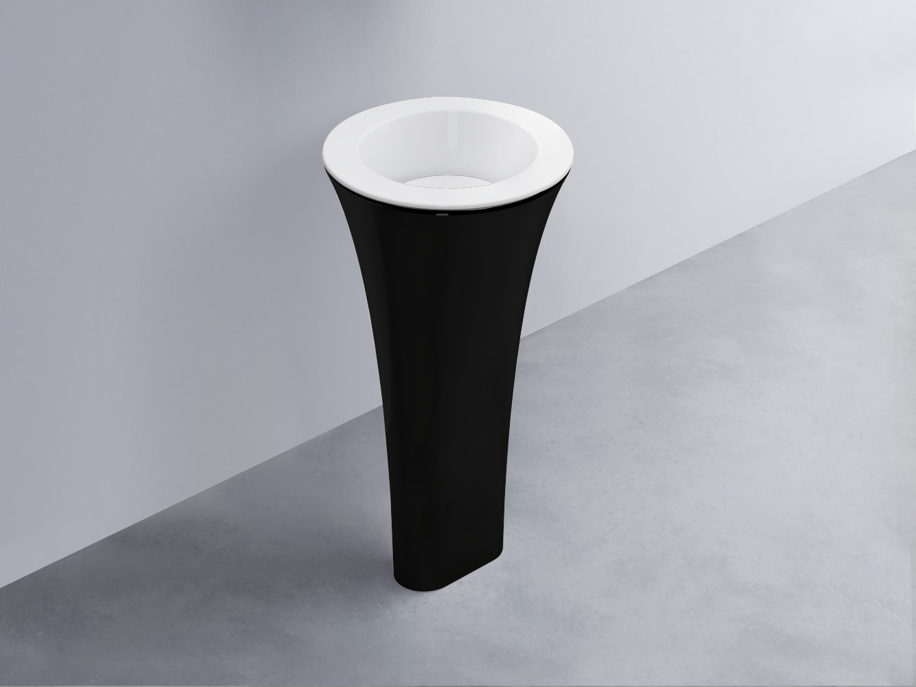 AMLA45-BL+AMPILT-BL+AMCOLT-N Раковина Amedeo Tondo отдельностоящая cielo Enjoy + Amedeo Ceramica Cielo