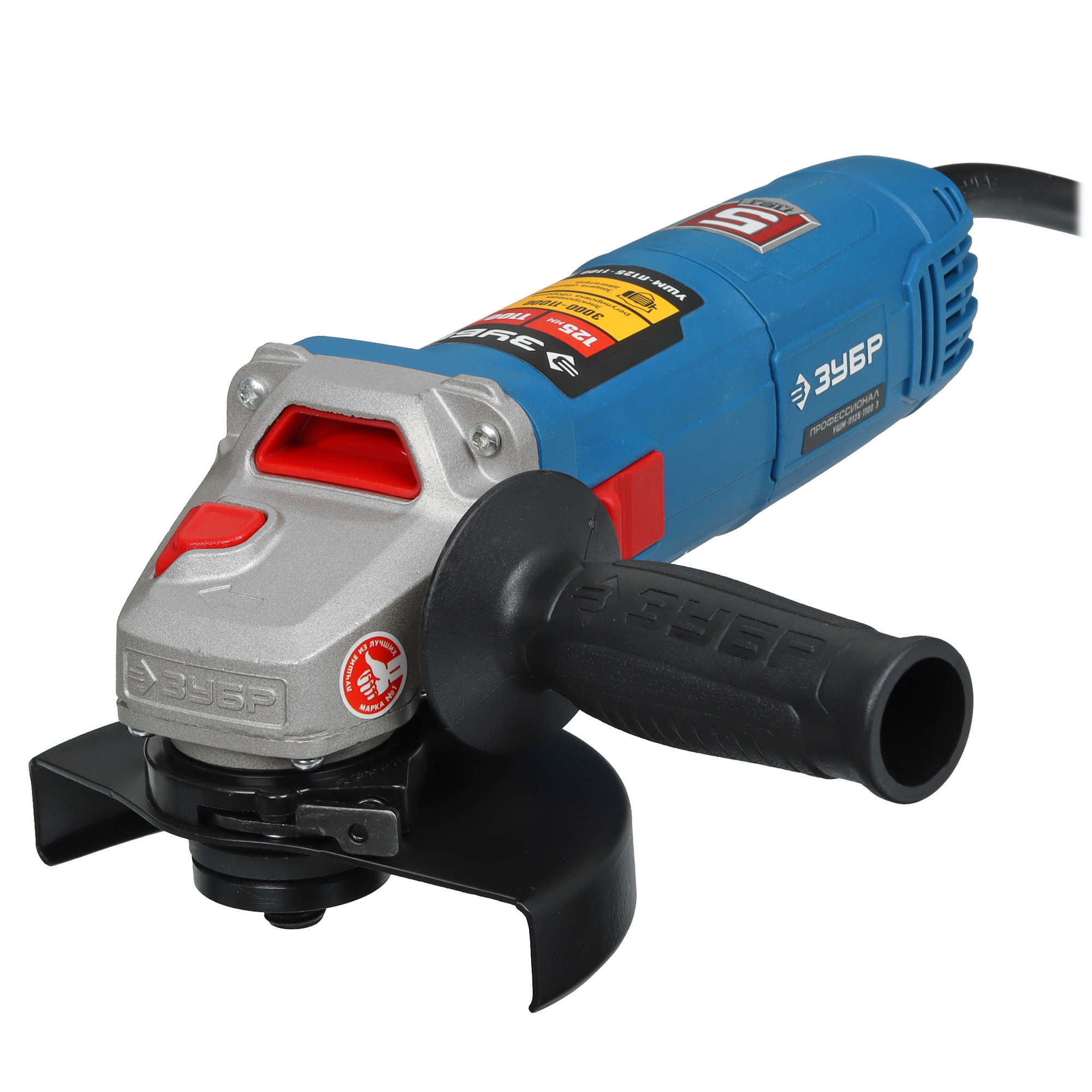 Углошлифовальная машина (УШМ) Зубр УШМ-П125-1100 Э 5451702 STDN-0149417