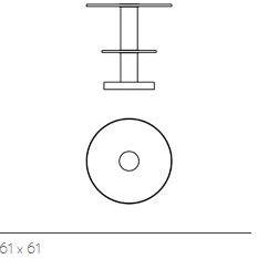 FontanaArte Круглый журнальный столик из флоат-стекла sun-id-1400321 - Вид №1