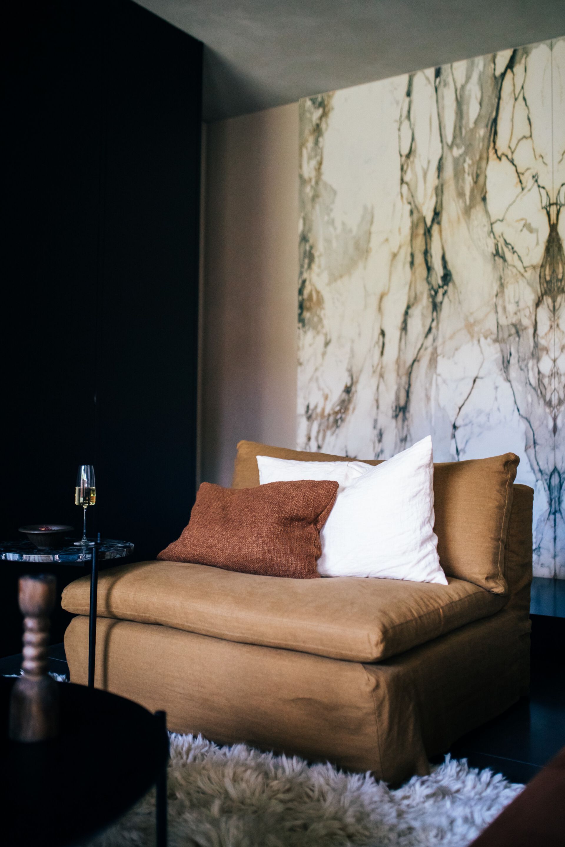 Прямоугольная однотонная льняная подушка POMAX BASICS ARCH-00153227 - Вид №21