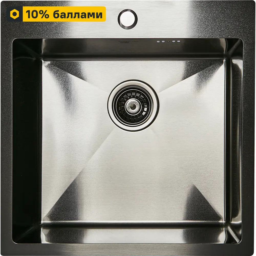 Кухонная мойка DELINIA М4S 50x50 с матовой поверхностью 89337706