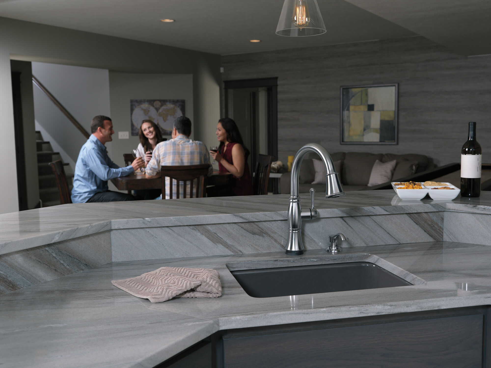 RP71543AR Дозатор мыла / лосьона Delta Faucet Delta Арктическая нержавеющая сталь - Вид №6